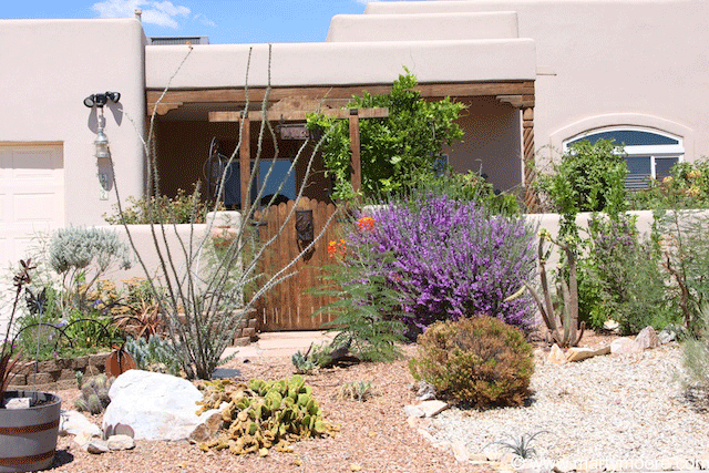 Garden Landscape Ideas - Pictures of Landscape Designs in ... on Southwest Backyard Ideas id=23741